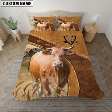 Uni Custom Name Gelbvieh Bedding set