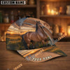 Unijames Personalized Sunset Zipper Horse Portrait Cap