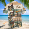 Unijames Thoroughbred Horse Tropical Floral Hawaiian Shirt