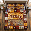Texas Blue Horizon 3-Piece Quilted Bedding Set NCU0HH2027