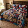 Texas Pride Longhorn 3-Piece Quilted Bedding Set NCU0PT11714