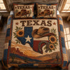 Texas Spirit 3-Piece Quilted Bedding Set NCU0QD032