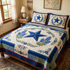 Texas Wildflowers 3-Piece Quilted Bedding Set NCU0TD2779