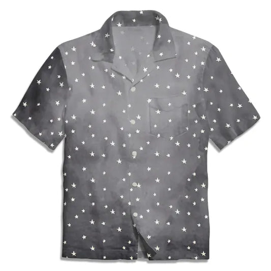 UniJames The Starsbnw Christian Hawaiian Shirt