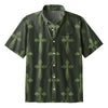 UniJames The Vintage Green Cross Christian Hawaiian Shirt