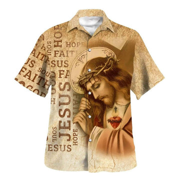 Unique The Sacred Heart Of Jesus Hawaiian Shirt