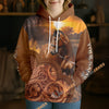 UniJames Personalized Western Tooled Leather Horse 3D Hoodie