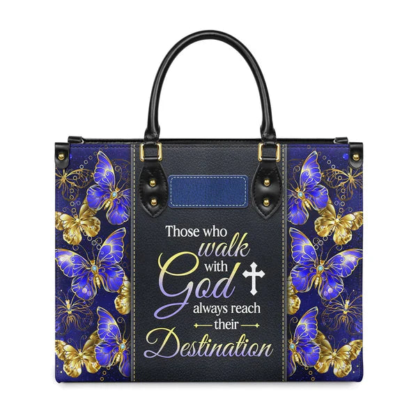 Those Who Walk With God Always Reach Their Destination Butterfly, Personalized Gifts, Gifts for Women.