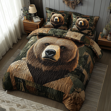Timber Titan 3-Piece Quilted Bedding Set NCU0DV2473