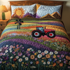 Tractor 3-Piece Quilted Bedding Set NCU0VT139