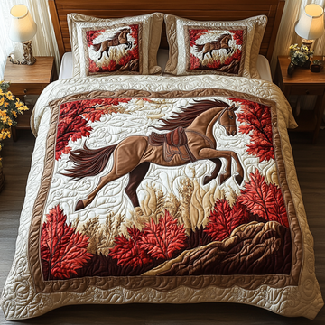 Twilight Run 3-Piece Quilted Bedding Set NCU0DV2547