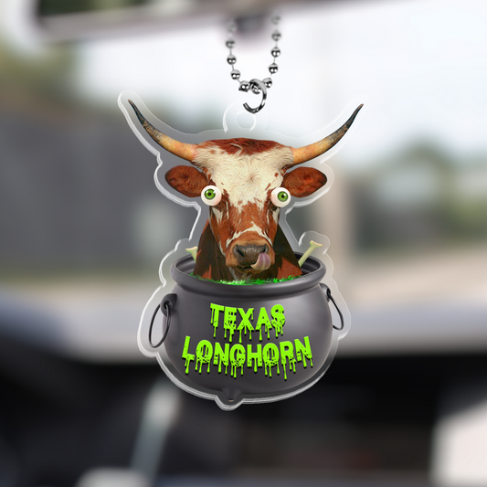 Uni Tx-Longhorn Halloween Car Hanging Ornament