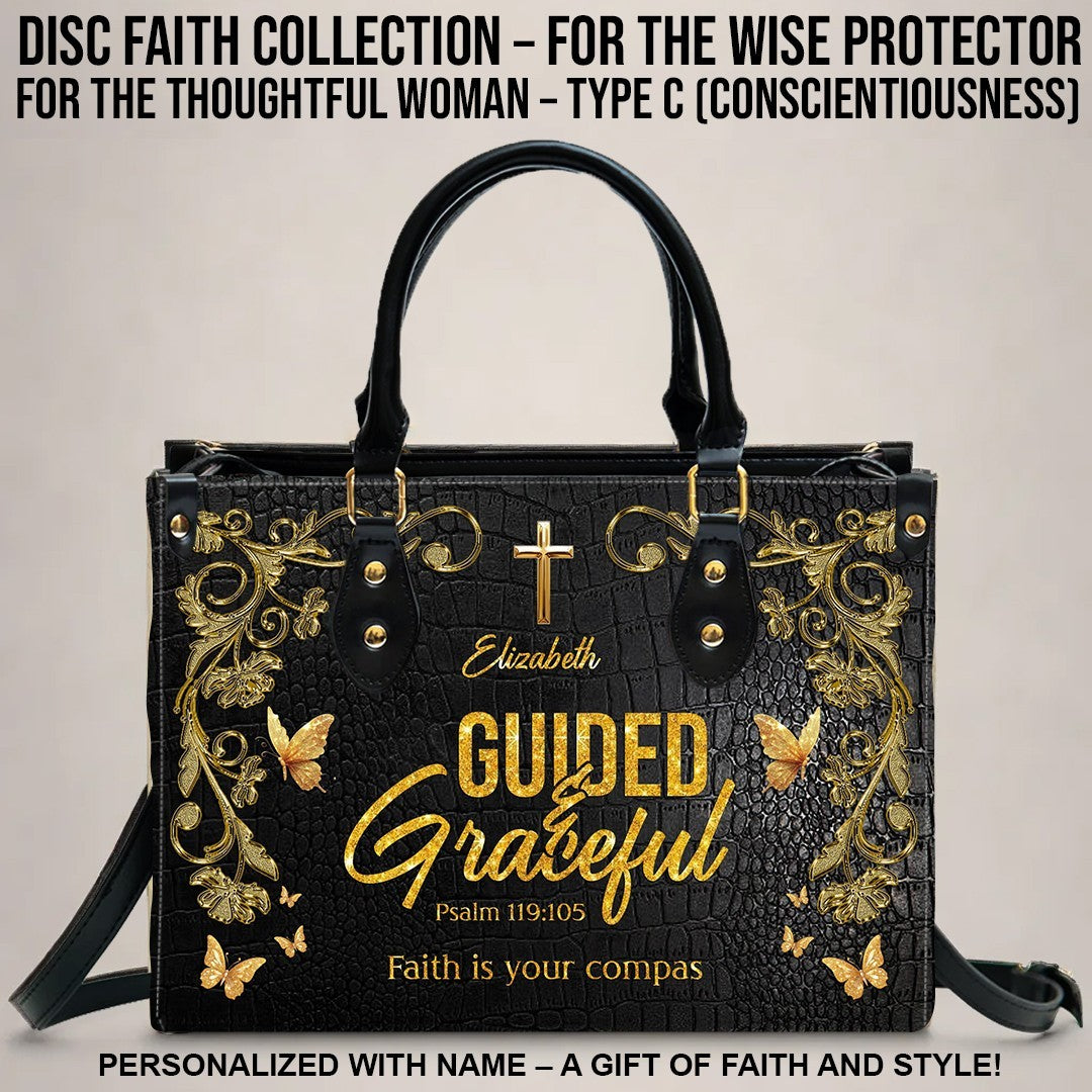 Handbags - Wise Christian Purse for Thoughtful Women – DISC Type C | Bible-Inspired Bag - CAB05160625.