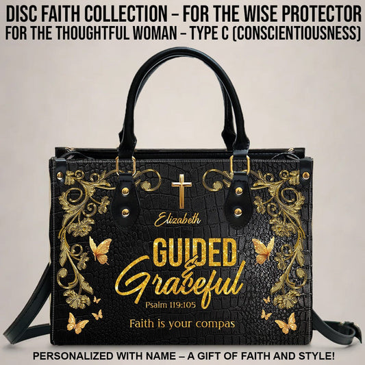 Handbags - Wise Christian Purse for Thoughtful Women – DISC Type C | Bible-Inspired Bag - CAB05160625.