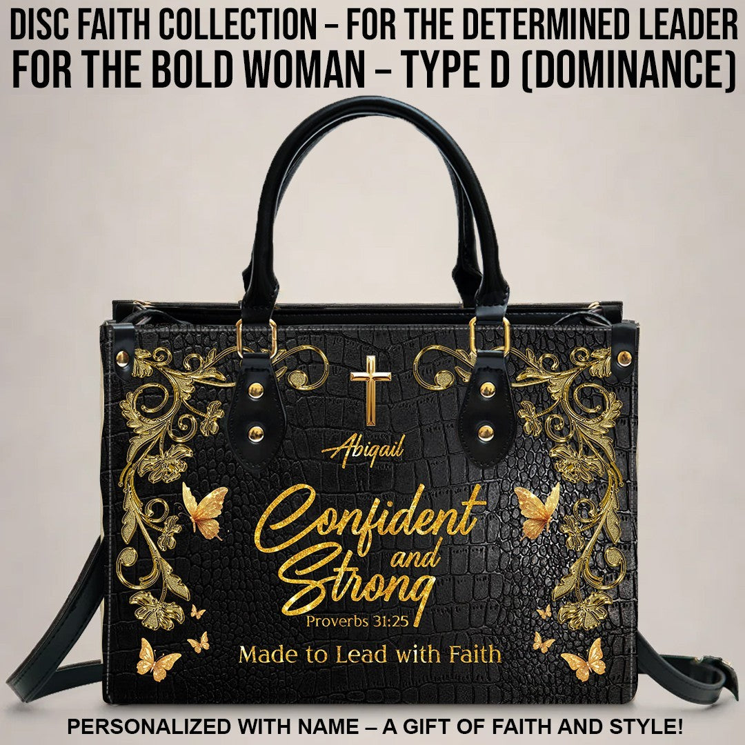Handbags - Bold Christian Tote Bag for Strong Women – DISC Type D | Faith Collection - CAB02160625.