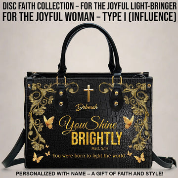 Handbags - Joyful Christian Handbag for Inspirational Women – DISC Type I | Faith-Based Purse - CAB03160625.