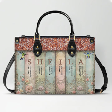  Uncover the sacred meaning of your name - Bookmarks Leather Handbag - CABLTB01120624.
