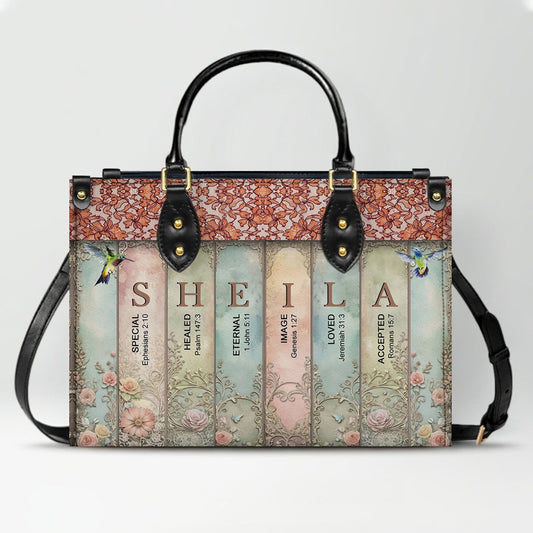  Uncover the sacred meaning of your name - Bookmarks Leather Handbag - CABLTB01120624.