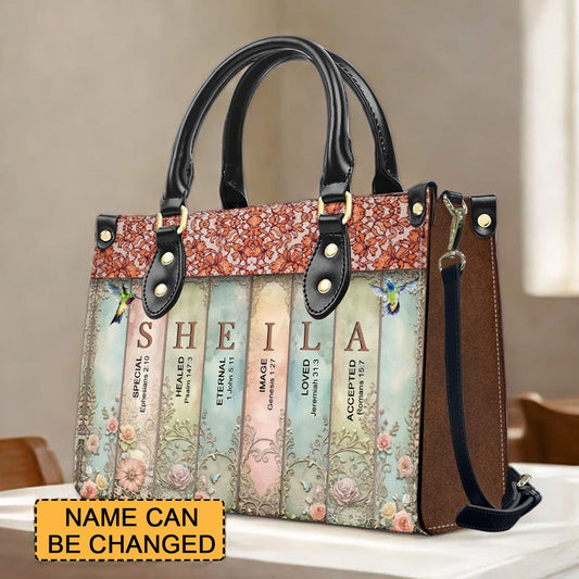  Uncover the sacred meaning of your name - Bookmarks Leather Handbag - CABLTB01120624.