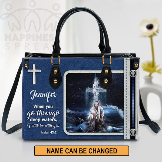 Personalized Hand Bag, I Will Be With You, Personalized Gifts, Gifts for Women.