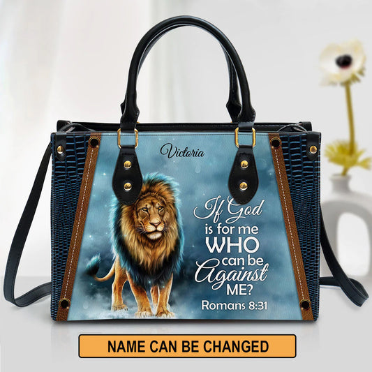 If God Is For Me Who Can Be Against Me Romans 8:31, Personalized Gifts, Gifts for Women.