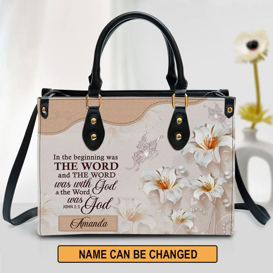 The Word Was With God, Personalized Gifts, Gifts for Women.