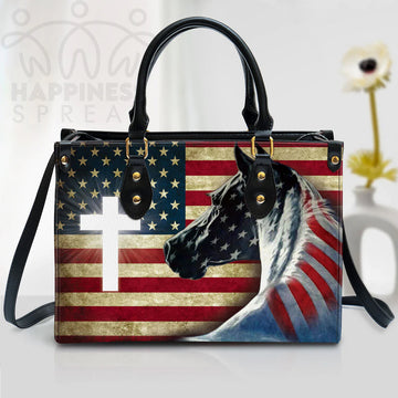 Personalized Hand Bag, American Flag 4th of July, Personalized Gifts, Gifts for Women.
