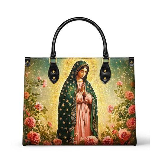 Uni Roses of Guadalupe Leather Bag