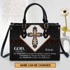 Personalized Hand Bag, God and Cross, Personalized Gifts, Gifts for Women.