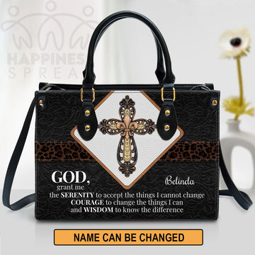 Personalized Hand Bag, God and Cross, Personalized Gifts, Gifts for Women.