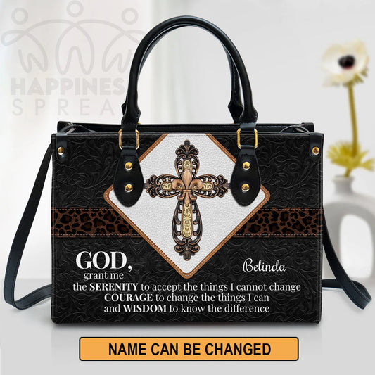 Personalized Hand Bag, God and Cross, Personalized Gifts, Gifts for Women.