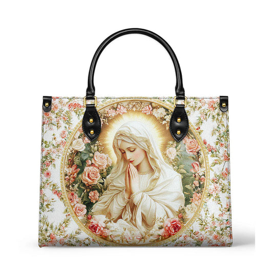 Uni Virgin Mary's Grace Leather Bag