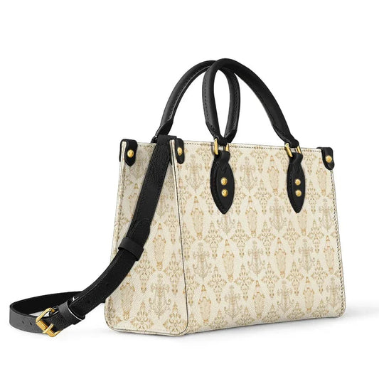 Uni The Ave Maria Pattern Leather Bag