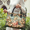 Uni Halo Of Roses Leather Bag