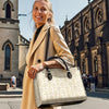 Uni The Ave Maria Pattern Leather Bag