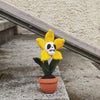 UniJames Skull Flower In A Pot Handmade Crochet