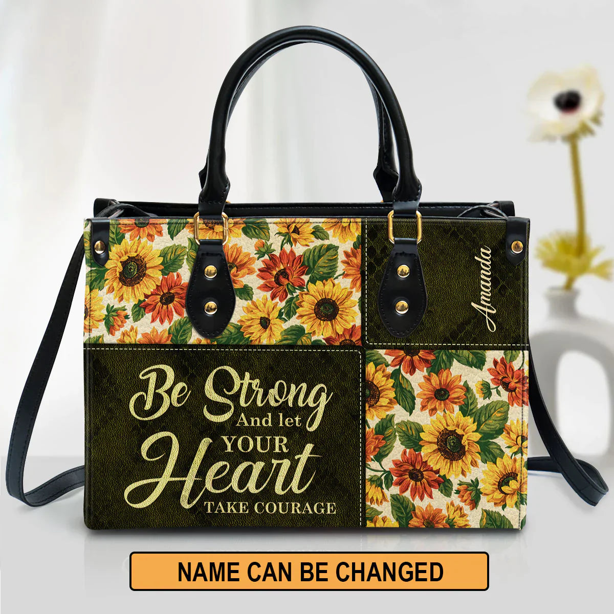 Be Strong And Let Your Heart Take Courage, Personalized Gifts, Gifts for Women.