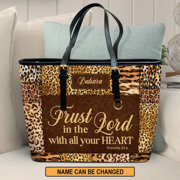 Trust In The Lord With All Your Heart, Proverbs 3:5-6, Personalized Gifts, Gifts for Women.