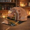 Unijames Personalized Sunset Zipper Horse Portrait Cap