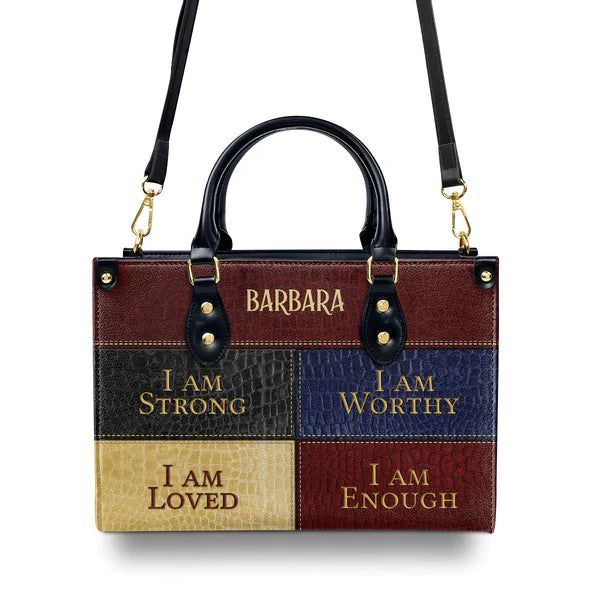 I Am Enough, I Am Loved, Personalized Bags, Gifts for Women, Christmas Gift, CABLTB01290723.