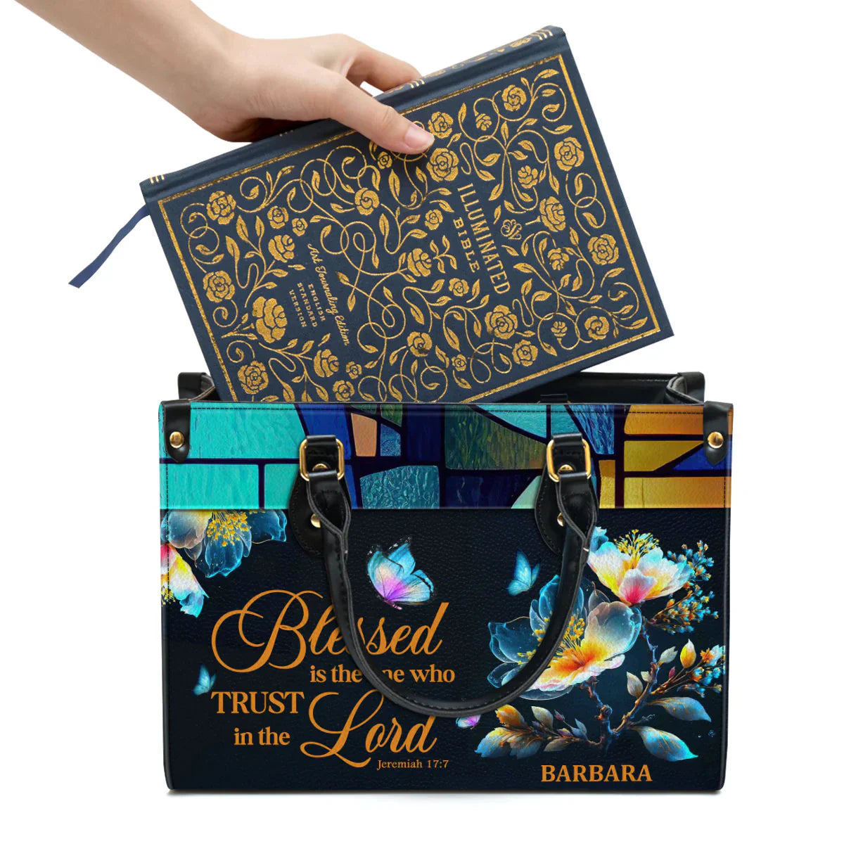 Blessed Is The One Who Trusts In The Lord Jeremiah 17:7, Personalized Gifts, Gifts for Women.