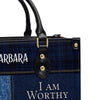 I Am Strong, I Am Worthy, Personalized Bags, Gifts for Women, Christmas Gift, CABLTB02290723.