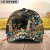 Unijames Cattle Sunflower Western Cowhide Personalized Name 3D Classic Cap