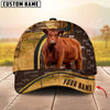 Unijames Cattle Ranch Leather Pattern Personalized Name Cap