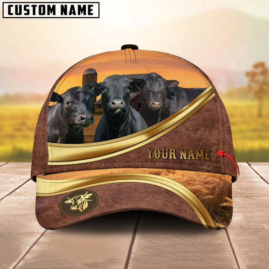 Unijames Cattle Golden Line Personalized Name Cap