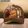 Unijames Cattle Golden Field Personalized Name Cap