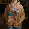 Unijames Personalized Warmblood Horse Farm Texture Hoodie
