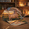 Unijames Personalized Sunset Zipper Horse Portrait Cap