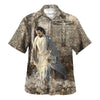 UniJames Way Maker Miracle Worke Hawaiian Shirt - Jesus Walking Through The Fields Hawaiian Shirts - Christian Hawaiian Shirt