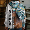 Unijames Personalized Warmblood Horse Camouflage Hoodie